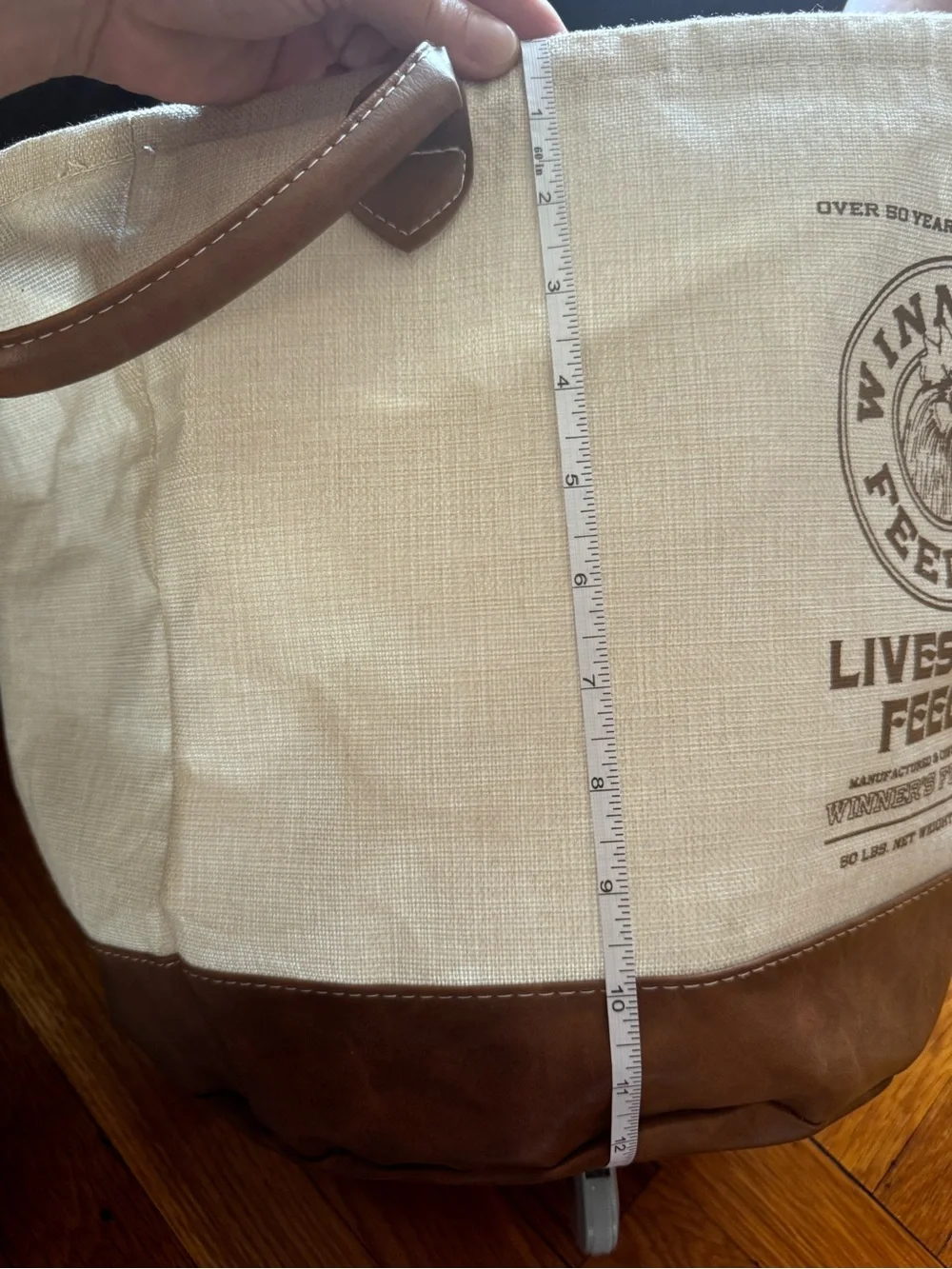 Winner's Feed Co. Canvas Planter Basket